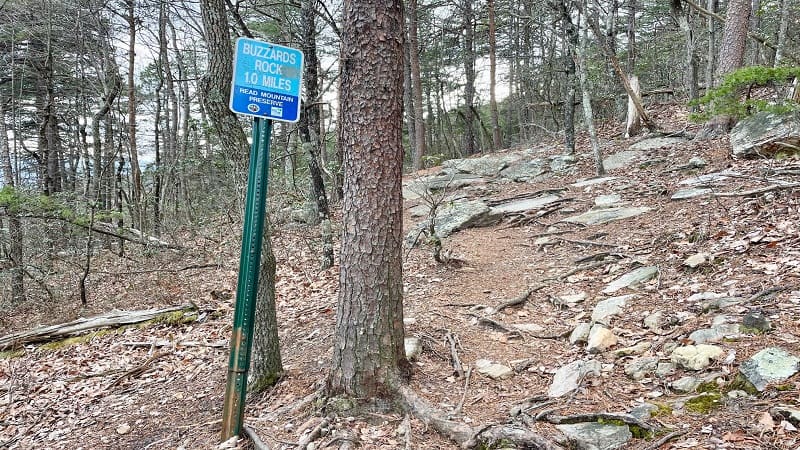 Read Mountain Trail Sign