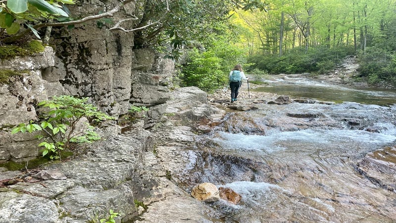 Hiking the St. Mary's Falls Trail