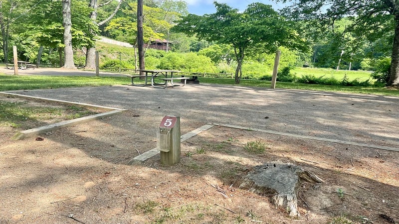 Cliffview Campground at New River Trail State Park in Virginia