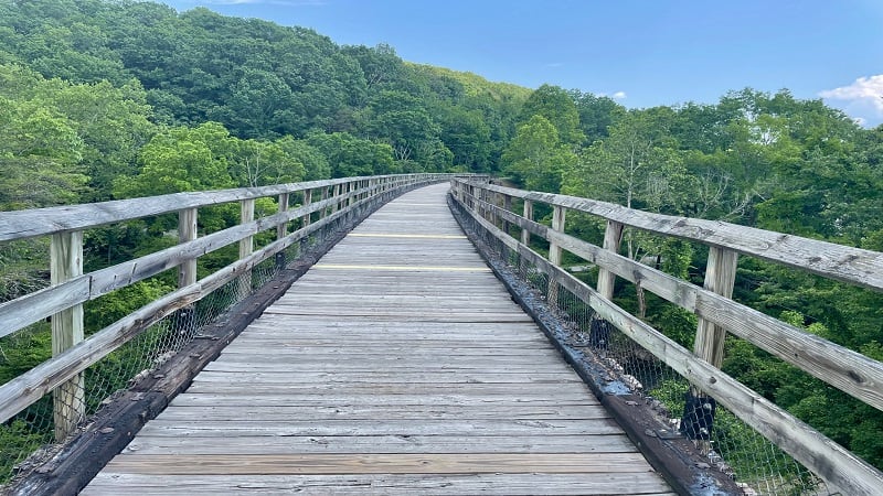 Trestle Bridge at Dora Junction in Pulaski, Virginia