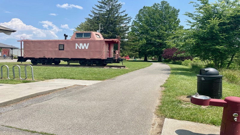 Train Car at Dora Trail in Pulaski, Virginia