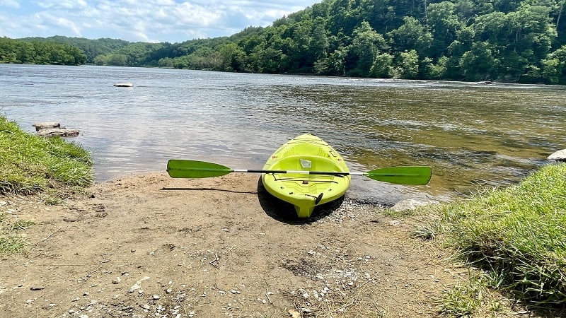Kayak at Fries Park in Fries, Virginia
