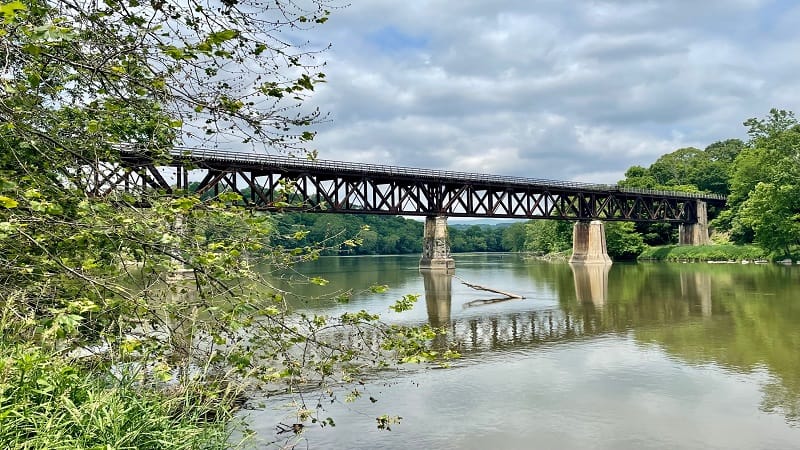 Ivanhoe Bridge at New River Trail State Park in Virginia