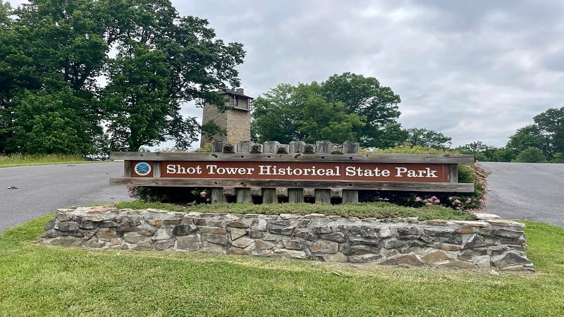 Shot Tower Historical State Park in Virginia