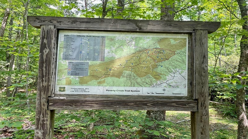 Trail Kiosk at Pandapas Pond Day Use Area