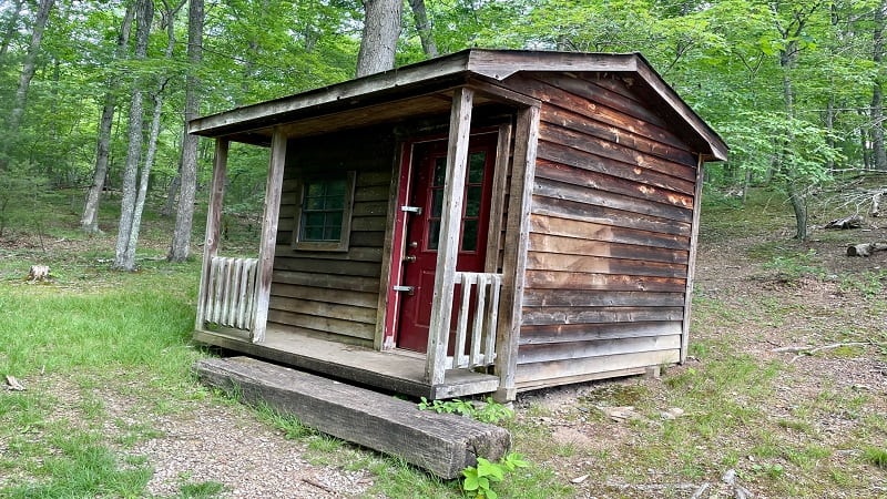 Shed at Pandapas Pond in Virginia