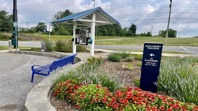 Huckleberry Trail Access Point in Christiansburg, Virginia