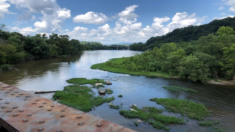 Blackwater Creek Trail in Lynchburg, Virginia