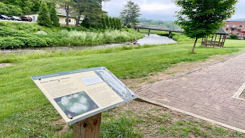 New River Trail terminus in Galax, Virginia