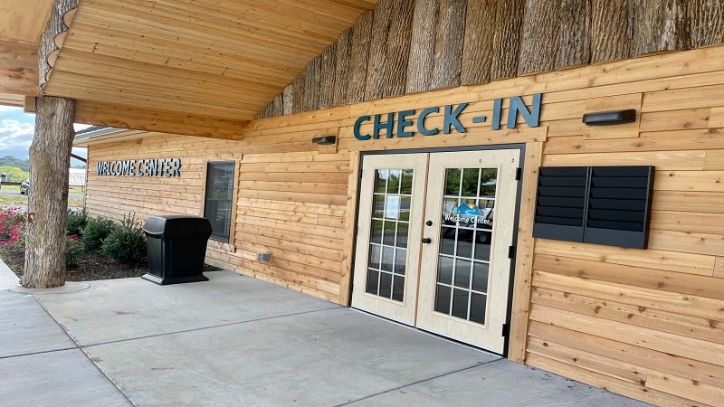 Welcome Center at Luray RV Resort