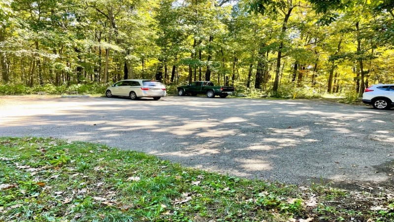 Gravel Springs Parking Lot at Shenandoah National Park