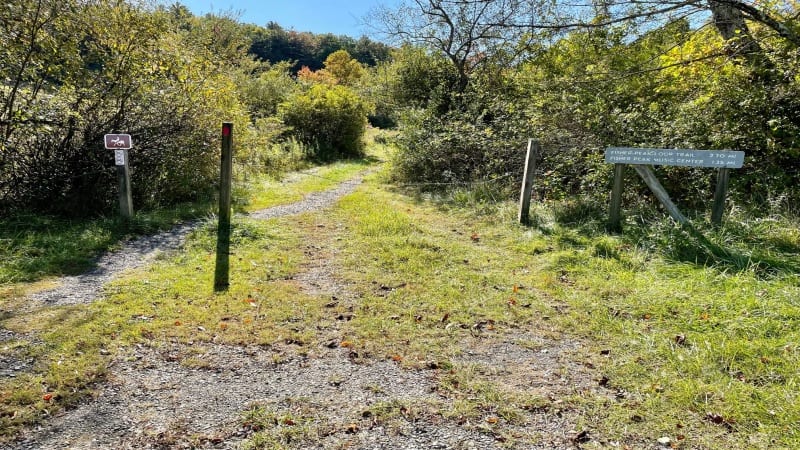 Trailhead for Fisher Peak Trail