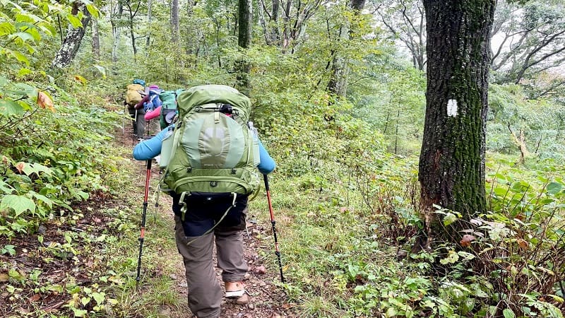 Backpackers on the Appalachian Trail