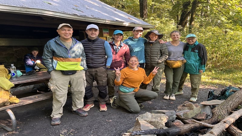 Backpacking Meetup Group at Gravel Springs Hut