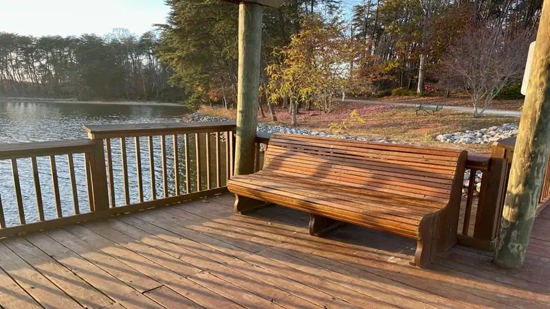 Benches on Fishing Pier