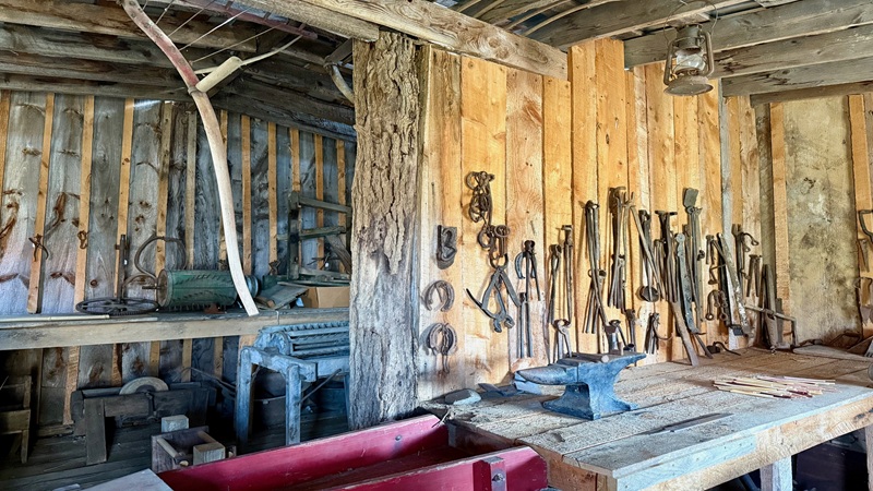 Authentic Tools at Matthews Living History Farm Museum