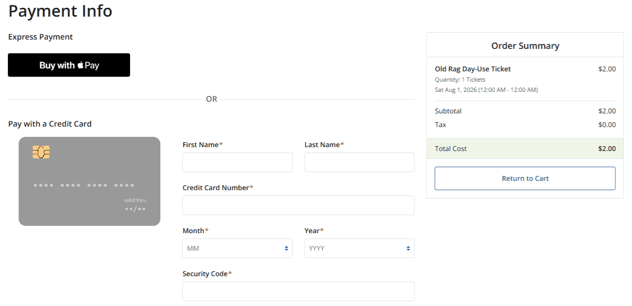 How to Get an Old Rag Day Use Ticket on Recreation.gov